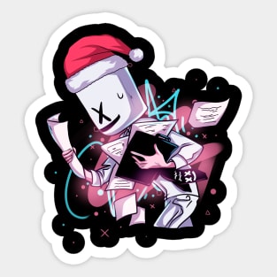 Marshmello christmas rush Sticker